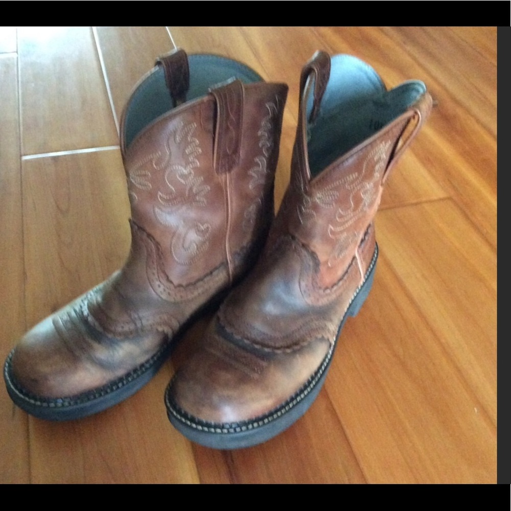 COPY - Ariat Fatbaby 14930 Russet Rebel Boots siz…